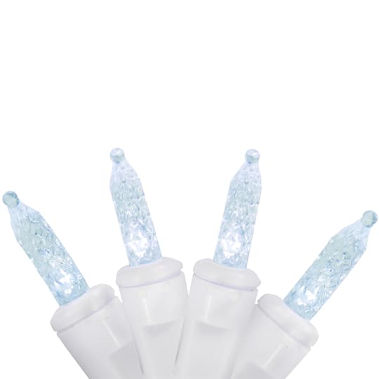 LED Mini Dripping Christmas Lights - White - 10' White Wire - 60ct